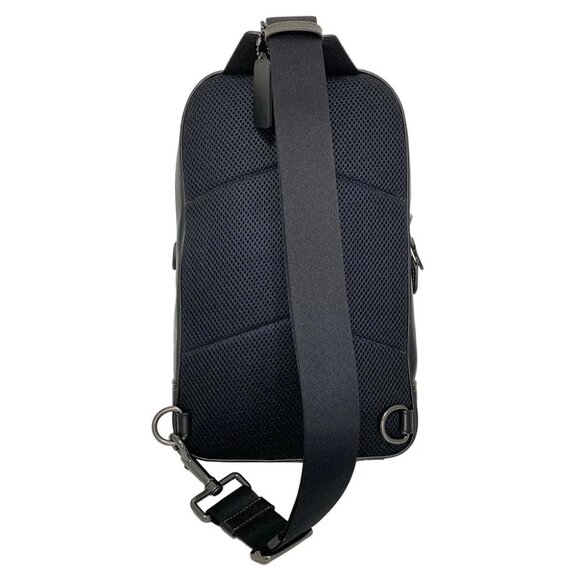 COACH Graham Pack Signature Canvas with Varsity Stripe C3229 Black Cream - - Picture 3 of 8